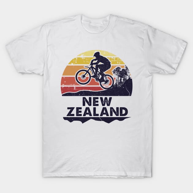 New Zealand mountain biking T-Shirt by SerenityByAlex
